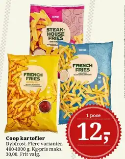 Dagli'Brugsen Coop kartofler tilbud