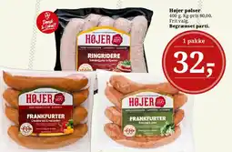 Dagli'Brugsen Højer pølser tilbud