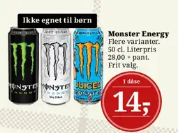 Dagli'Brugsen Monster Energy tilbud