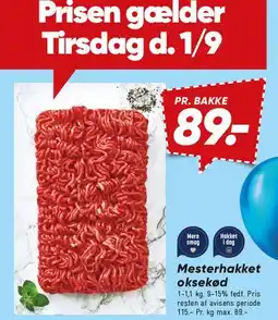 Bilka Mesterhakket oksekød tilbud
