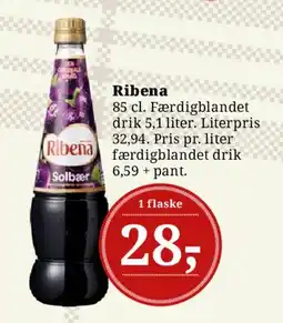 Dagli'Brugsen Ribena tilbud