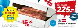 Bilka Mørbrad af dansk gris (kasse) tilbud
