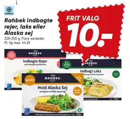 Bilka Rahbek indbagte rejer, laks eller Alaska sej tilbud