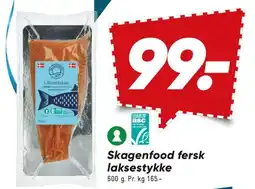 Bilka Skagenfood fersk laksestykke tilbud