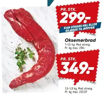 Bilka Oksemørbrad tilbud