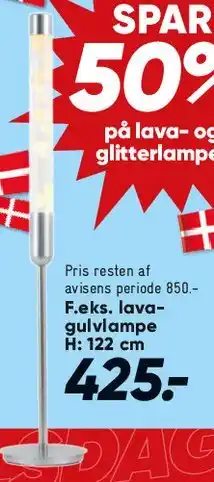 Bilka Lava-gulvlampe tilbud