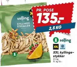 Bilka XXL kyllingestykker / kyllingestrimler tilbud