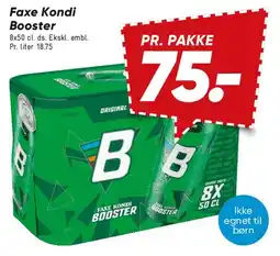 Bilka Faxe Kondi Booster tilbud