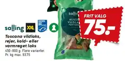 Bilka Toscana vildlaks, rejer, kold- eller varmrøget laks tilbud