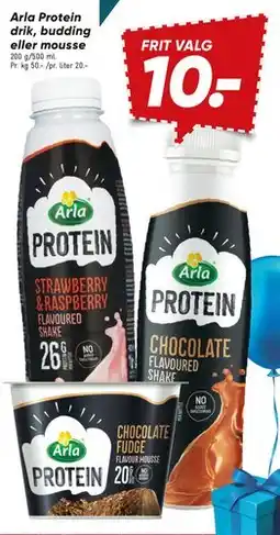 Bilka Arla Protein (drik, budding eller mousse) tilbud