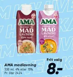 Bilka AMA madlavning tilbud