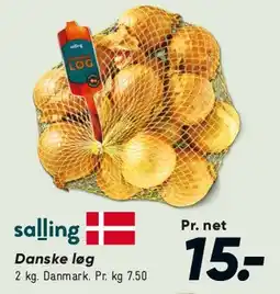 Bilka Danske løg tilbud