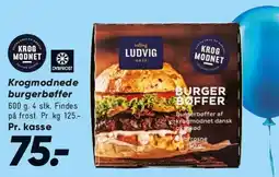 Bilka Krogmodnede burgerbøffer tilbud