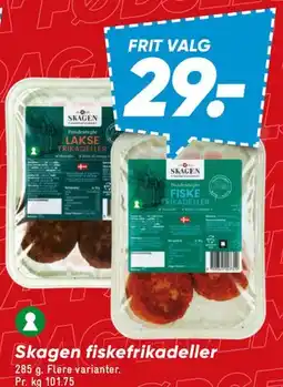Bilka Skagen fiskefrikadeller tilbud