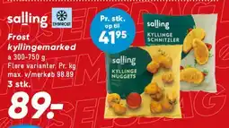 Bilka Frost kyllingeprodukter (salling) tilbud