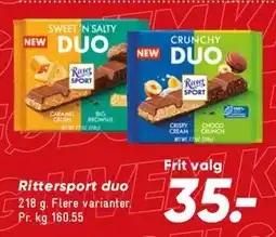 Bilka Ritter Sport duo tilbud