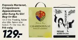 Bilka Francois Martenot / Il Capolavoro Appassimento / Kung Fu Girl tilbud