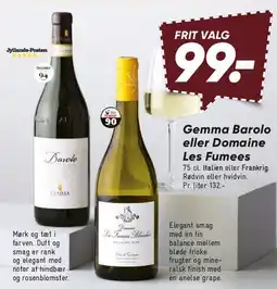 Bilka Gemma Barolo eller Domaine Les Fumees tilbud