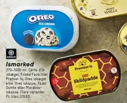 Bilka Udvalgte ispakketer (Marabou / Oreo / Carte D'or) tilbud