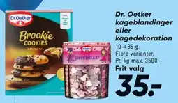 Bilka Dr. Oetker kageblandinger eller kagedekoration tilbud