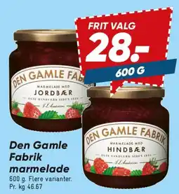 Bilka Den Gamle Fabrik marmelade tilbud