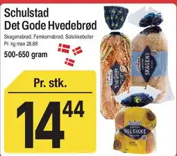 ABC Lavpris Schulstad Det Gode Hvedebrød tilbud
