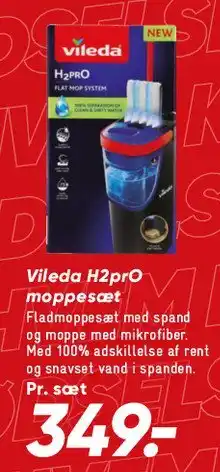 Bilka Vileda H2Pro moppesæt tilbud