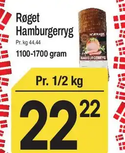 ABC Lavpris Røget Hamburgerryg tilbud
