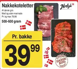 ABC Lavpris Nakkekoteletter tilbud