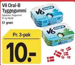 ABC Lavpris V6 Oral-B Tyggegummi tilbud