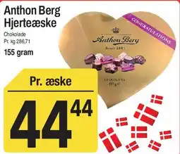 ABC Lavpris Anthon Berg Hjerteæske tilbud