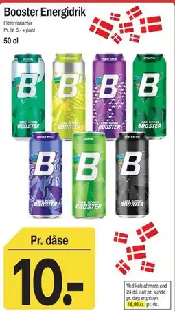 ABC Lavpris Booster Energidrik tilbud
