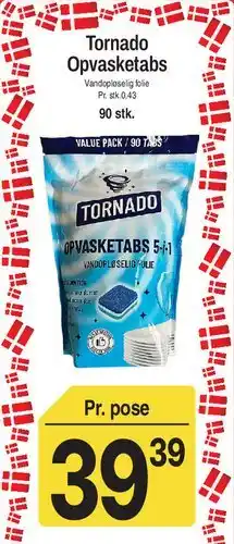 ABC Lavpris Tornado Opvasketabs tilbud