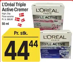 ABC Lavpris L'Oréal Triple Active Cremer tilbud