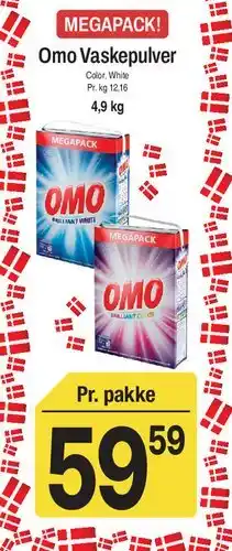 ABC Lavpris Omo Vaskepulver (MEGAPACK) tilbud