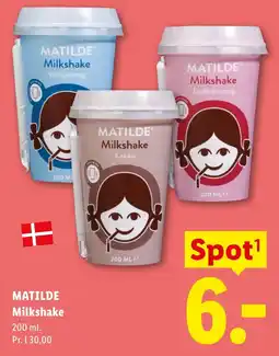 Lidl Matilde Milkshake tilbud