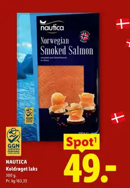 Lidl Nautica Koldrøget laks tilbud