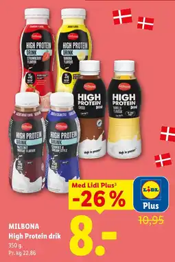 Lidl Milbona High Protein drik tilbud