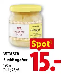 Lidl Vitasia Sushiingefær tilbud
