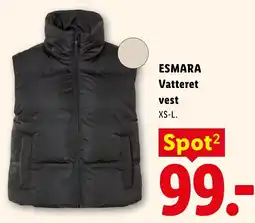 Lidl Esmara Vatteret vest tilbud