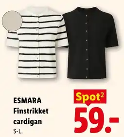 Lidl Esmara Finstrikket cardigan tilbud