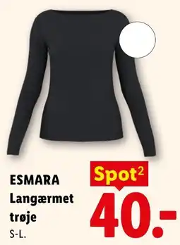Lidl Esmara Langærmet trøje tilbud