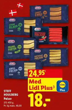 Lidl Steff Houlberg Pølser tilbud