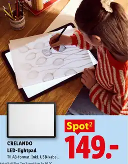 Lidl Crelando LED-lightpad tilbud