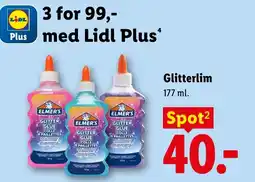 Lidl Elmer's Glitterlim tilbud