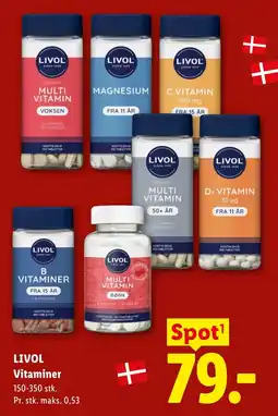 Lidl Livol Vitaminer tilbud
