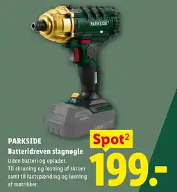 Lidl Parkside batteridreven slagnøgle tilbud