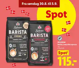 Lidl Bellarom Barista crema eller espresso tilbud