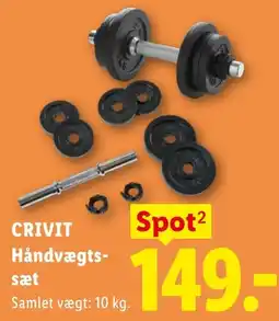 Lidl Crivit håndvægts-sæt tilbud