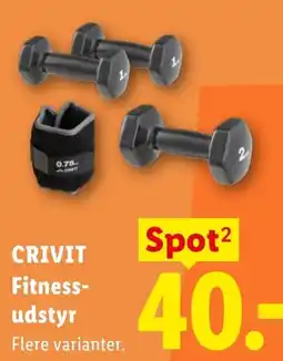 Lidl Crivit Fitness-udstyr tilbud
